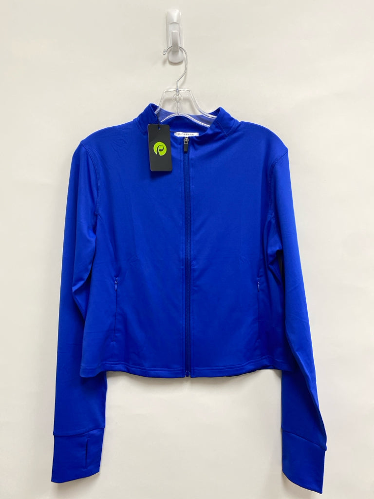 NWT PINSPARK Size L Royal Blue Athletic Jacket