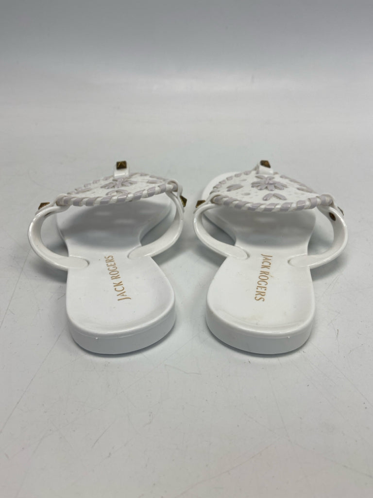 Jack Rogers SIZE 13 White Jelly Girl&
