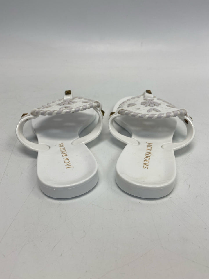 Jack Rogers SIZE 13 White Jelly Girl&