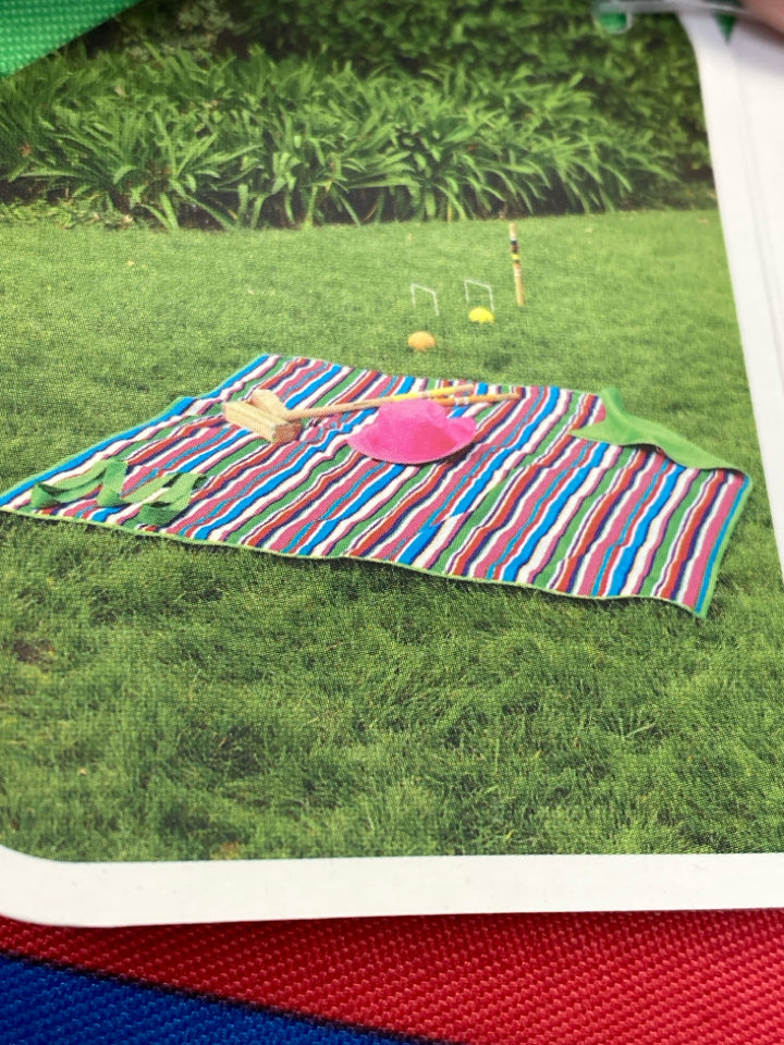 NWT Cynthia Rowley Multi Color Striped Misc. Outdoor
