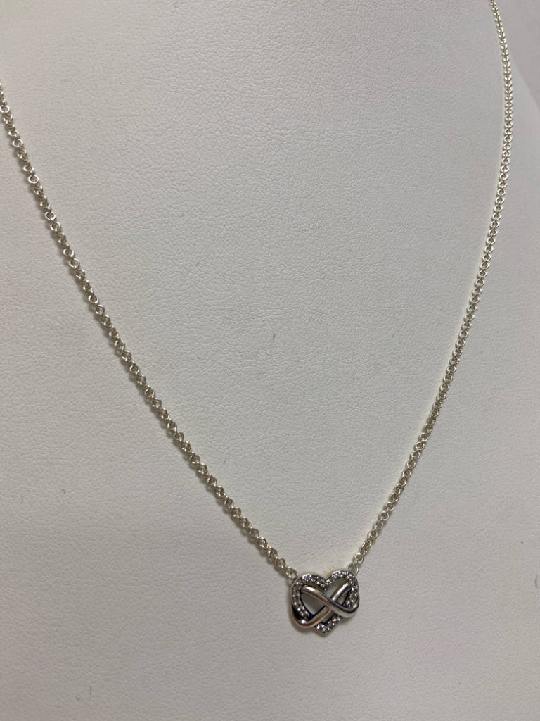 Pandora Silver Hearts Necklace
