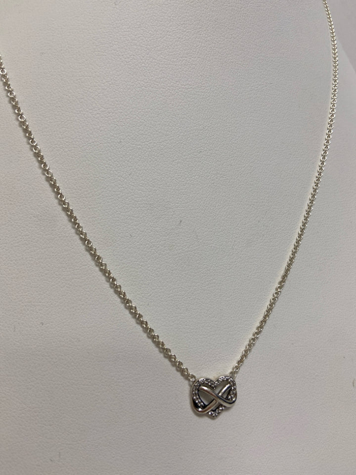 Pandora Silver Hearts Necklace