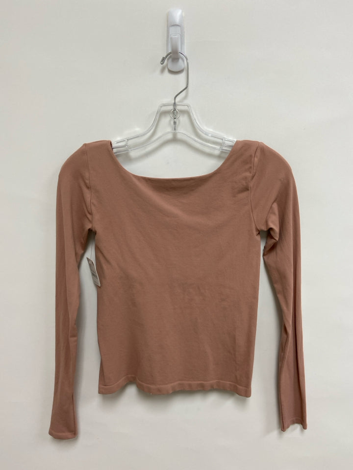 NWT Free People Size M Dusty Rose Cropped Ladies Top