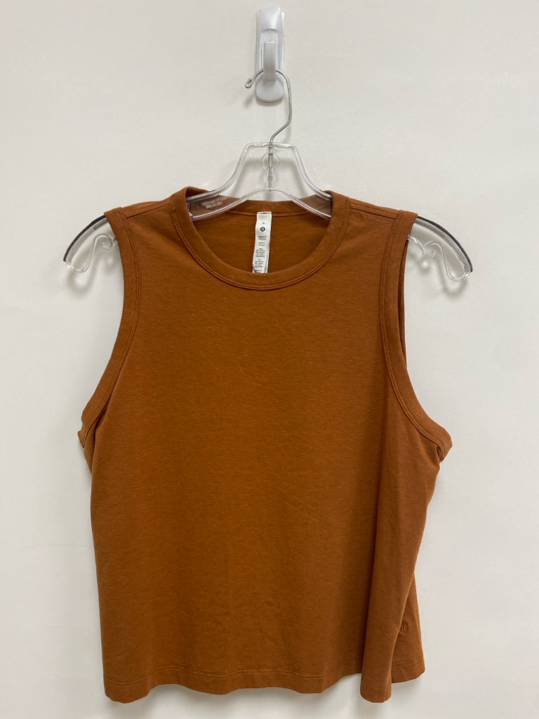 Lululemon Size 8 Brown Sleeveless Athletic Top