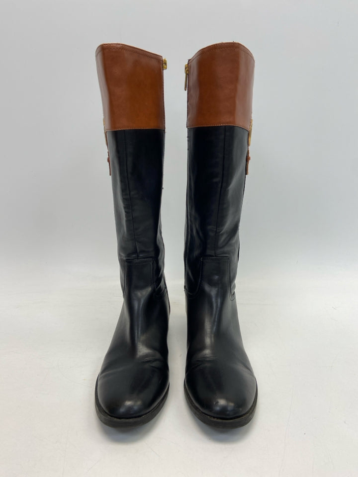 Tommy Hilfiger US Shoe Size 11 Black Brown Boots