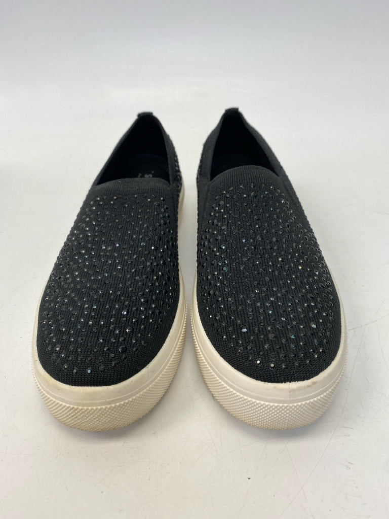 Skechers US Shoe Size 7.5 Black Rhinestone(s) Sneakers