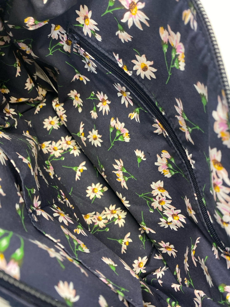 Dark Navy Yellow/Orange Sunflower(s) Handbag