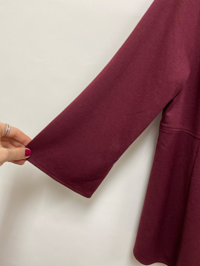 NWT Size S Maroon Drape Ladies Jacket