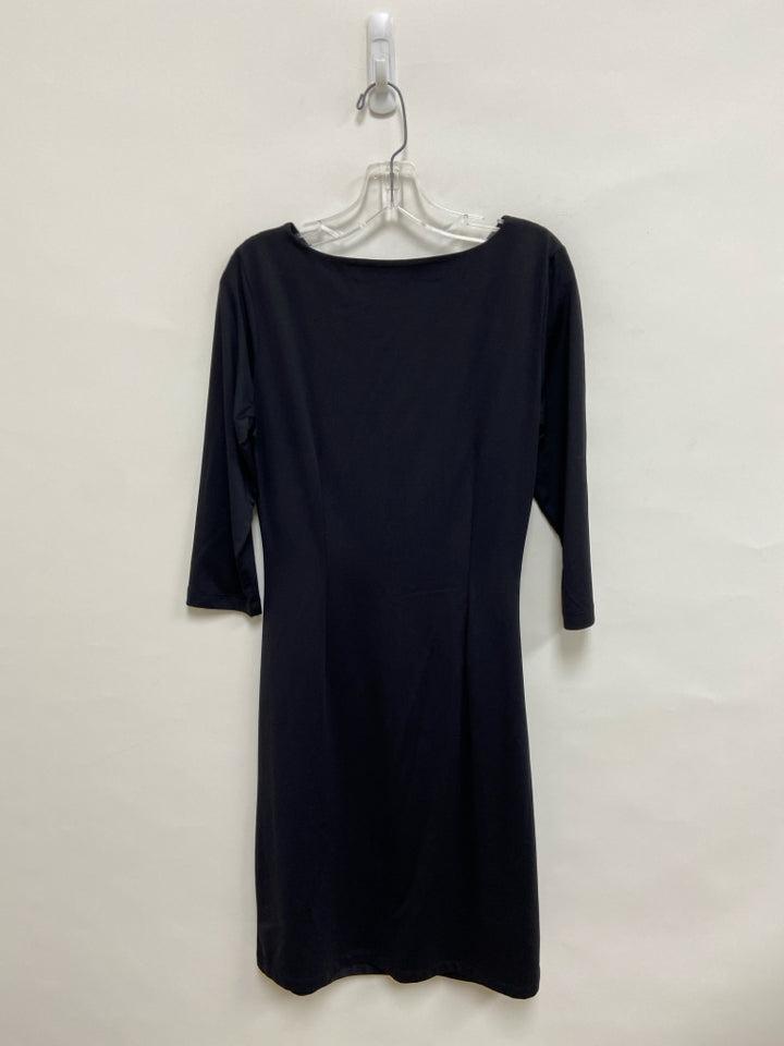 J McLaughlin Size M Black 3/4 Sleeve Ladies Dress