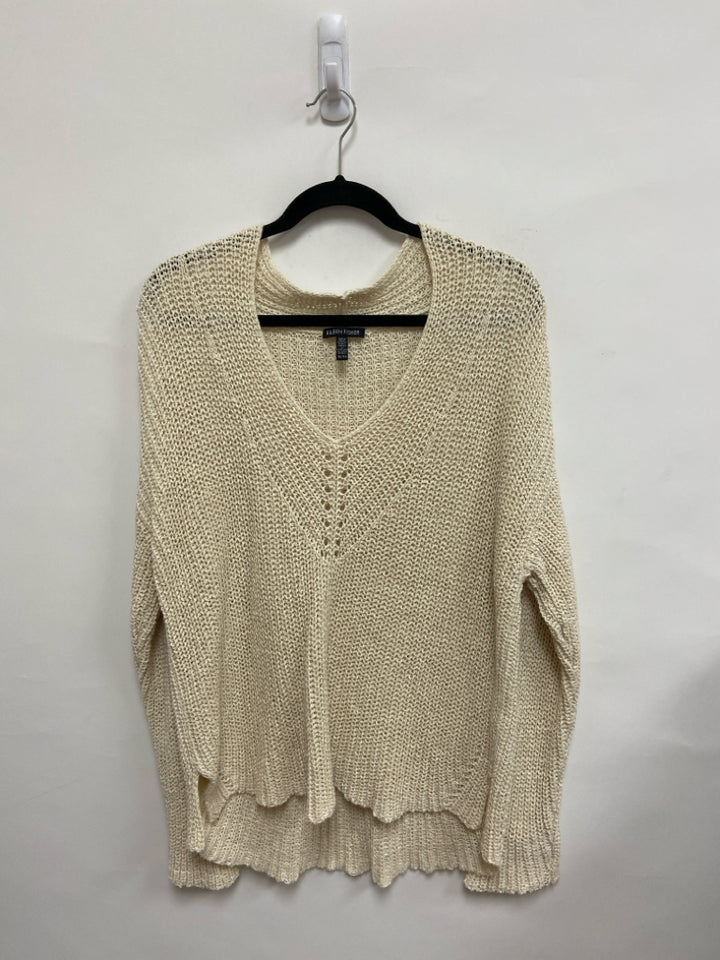 Eileen Fisher Size XL Beige V Neck Ladies Sweater