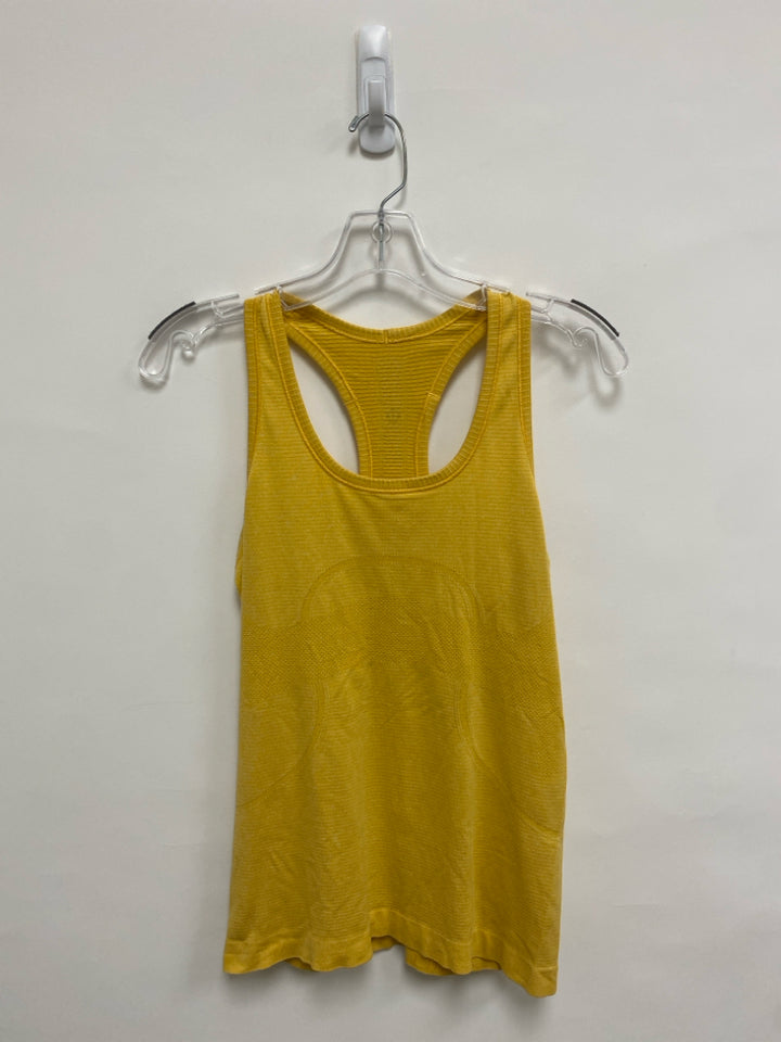 Lululemon Size 6 Mustard Tank Athletic Top