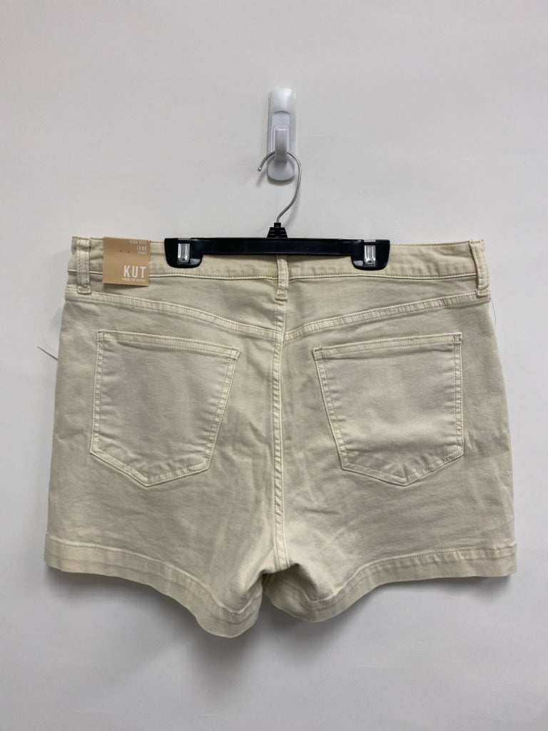 NWT Kut from the Kloth Size 14 Cream Ladies Shorts