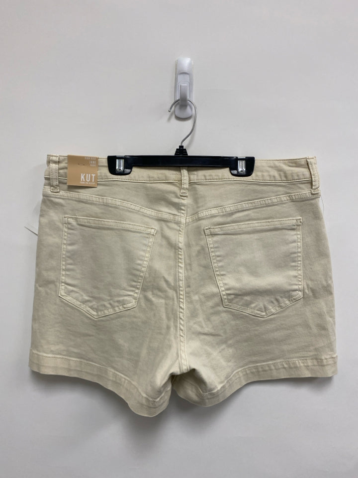 NWT Kut from the Kloth Size 14 Cream Ladies Shorts