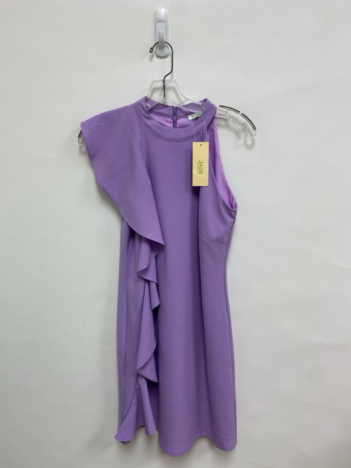 NWT Jade Brand Size XS Lavender Ruffles Sleeveless Ladies Dress