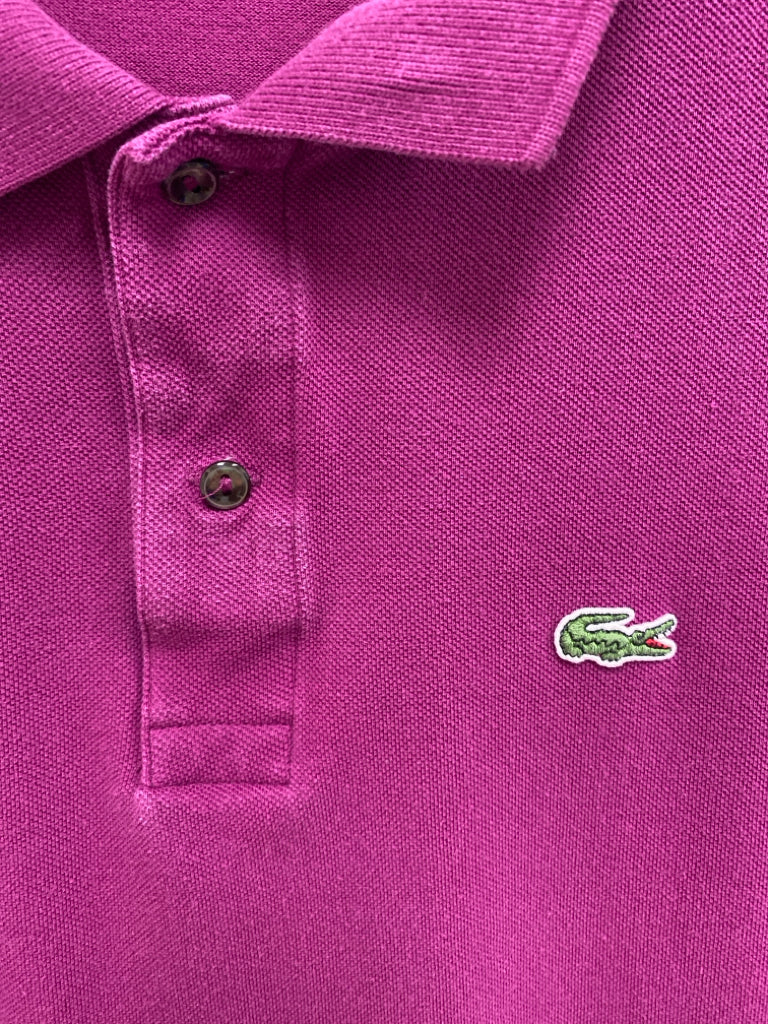 Lacoste Size M Purple Polo Men&