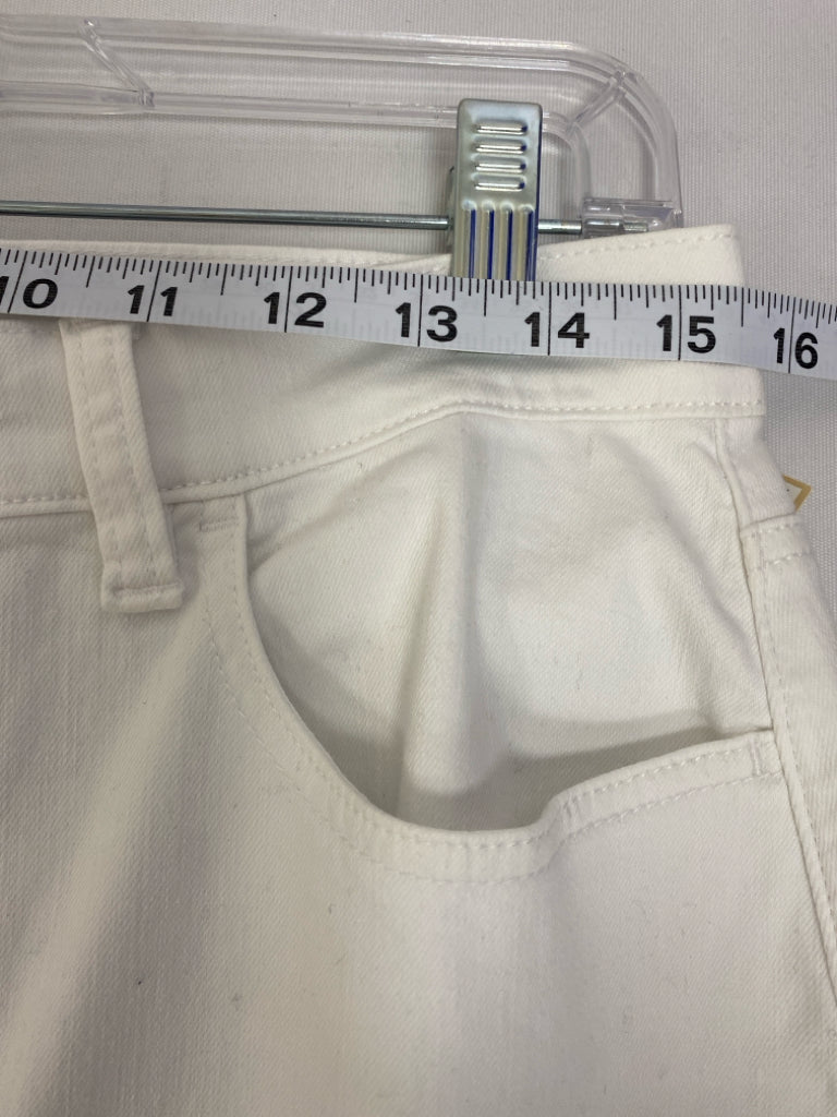 Eileen Fisher Size S White Denim Ladies Skirt