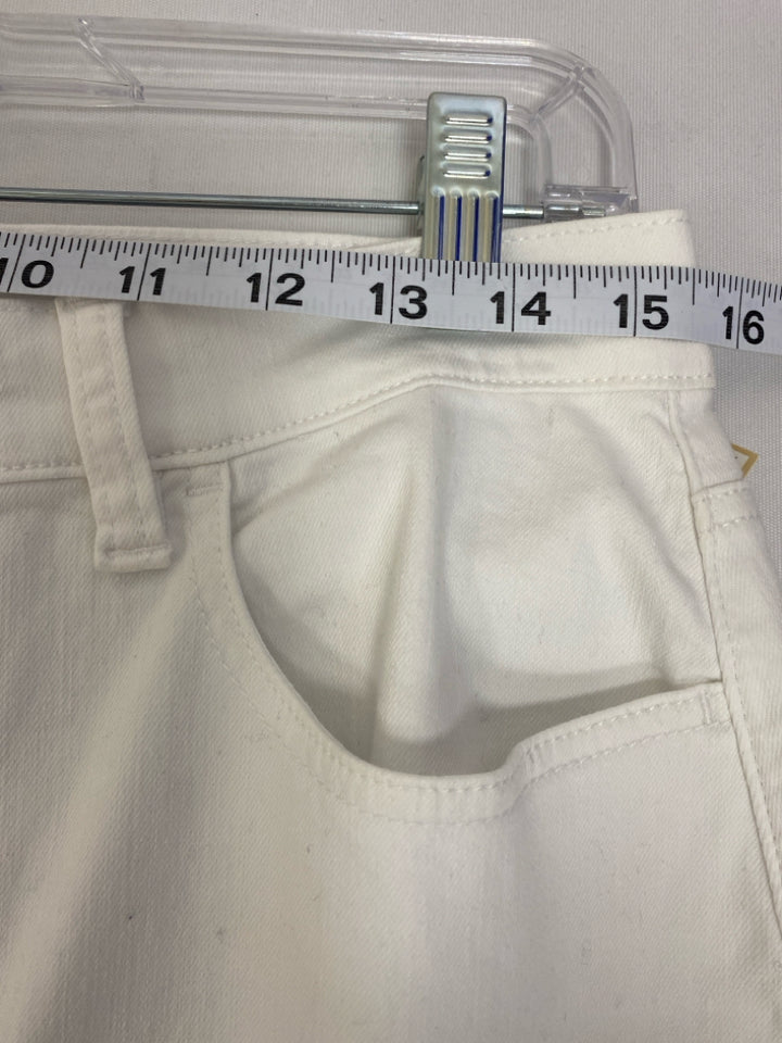 Eileen Fisher Size S White Denim Ladies Skirt