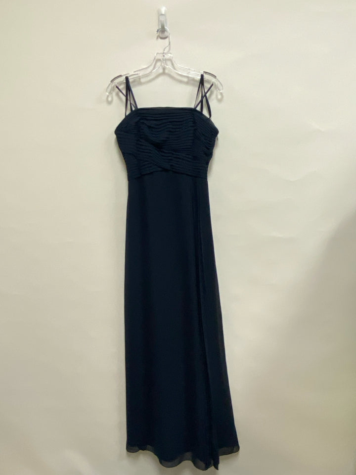 Ralph Lauren Size 8 Navy Maxi Ladies Dress