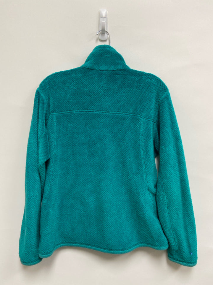 Patagonia Size M Teal Blue Fuzzy Ladies Pullover