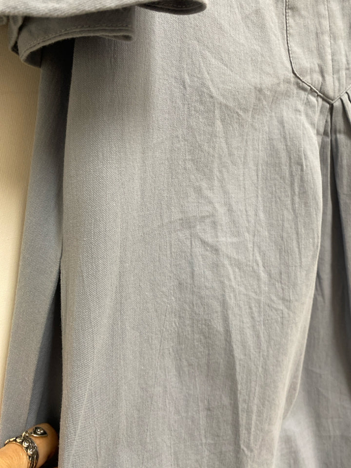 Pomander Place Size S Slate Blue Bell Sleeves Ladies Dress