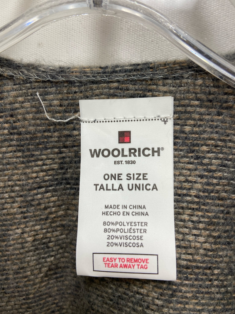 Woolrich Size OSFA Gray Brown Animal Print Ladies Sweater