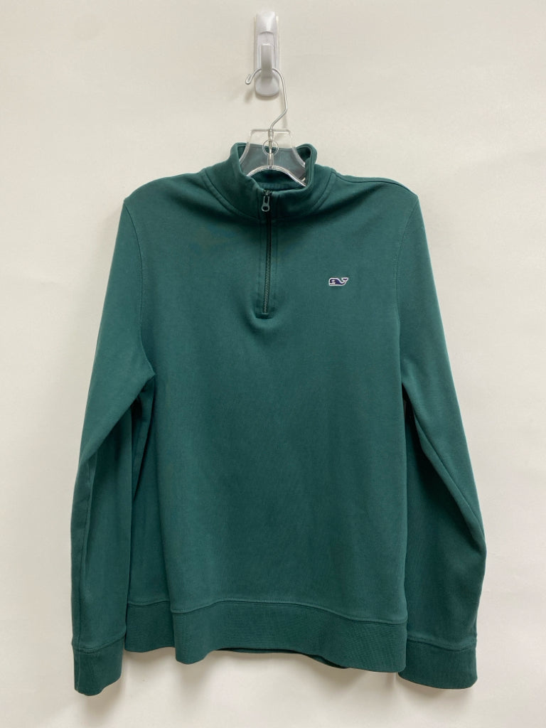Vineyard Vines SIZE 16 Forest Green Pullover Boy&