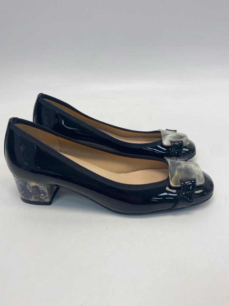 fs/ny  Size 8.5 Black Patent Heels