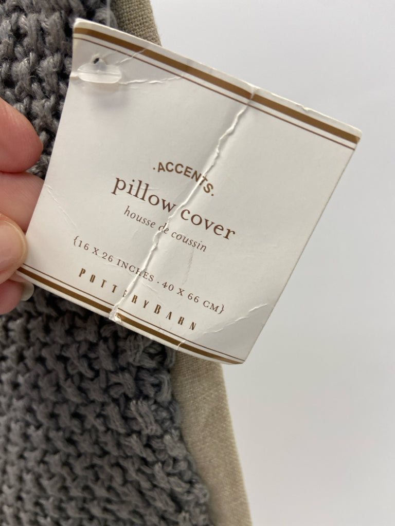 NWT Pottery Barn Gray Pillow Cover
