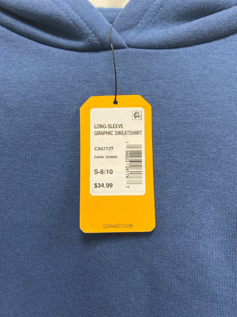 NWT Carhartt SIZE 8/10 Dark Blue Hooded Boy&