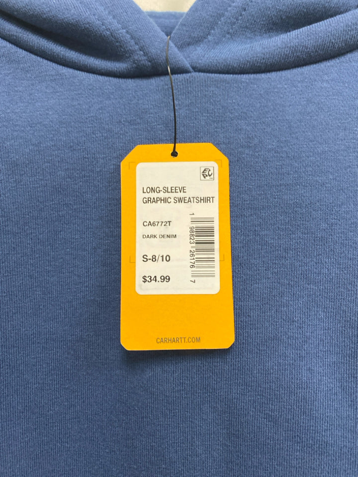 NWT Carhartt SIZE 8/10 Dark Blue Hooded Boy&