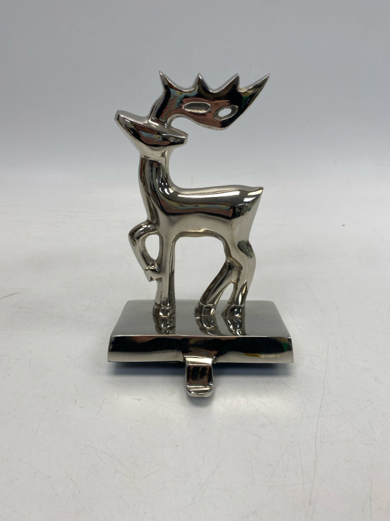 Silver Deer Metal Christmas