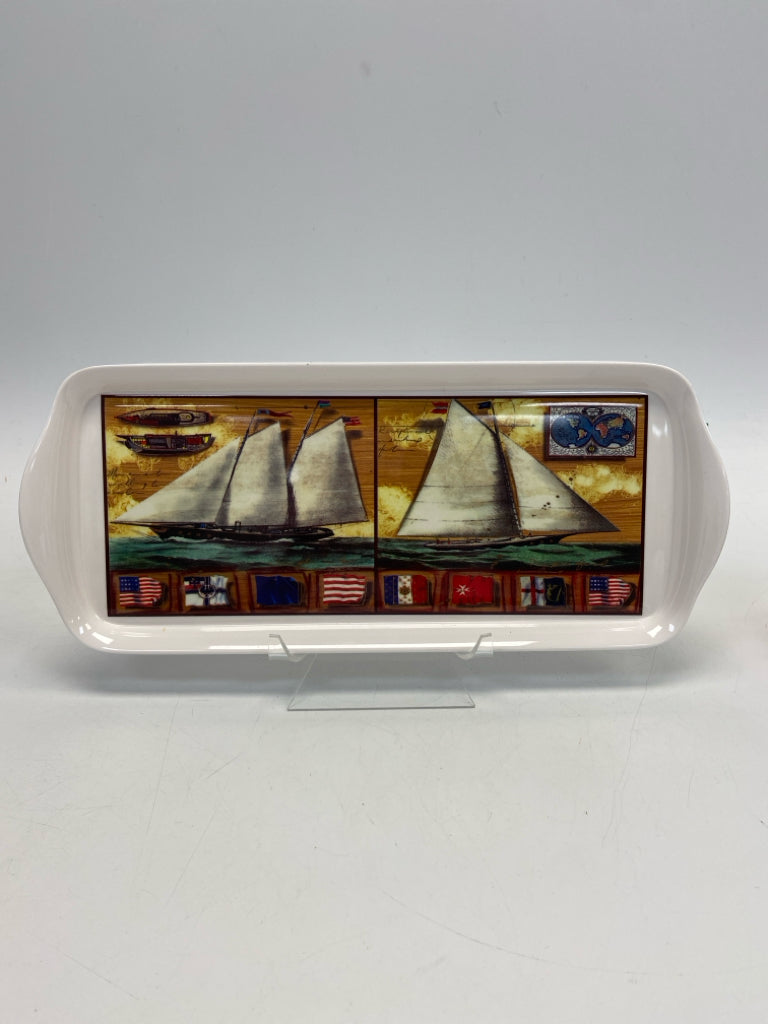 Multi Color Melamine Serving Piece