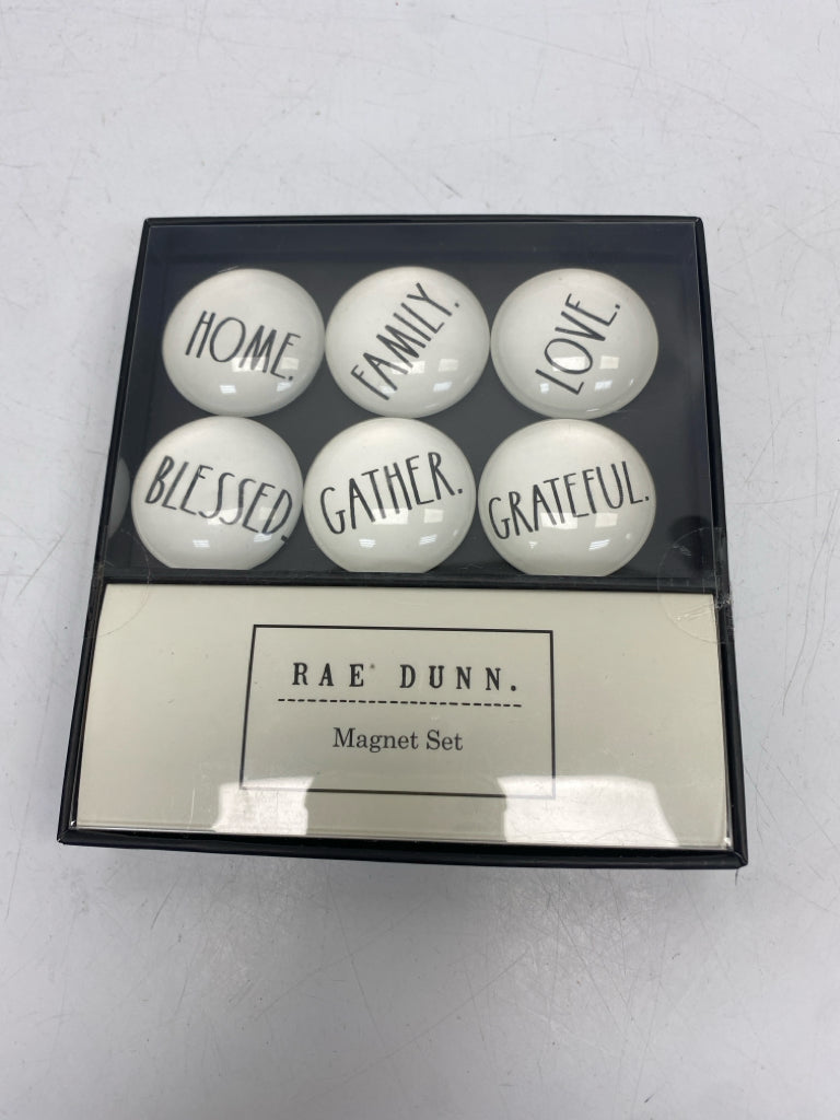 NEW/BOX Rae Dunn White Black Words Misc. Office