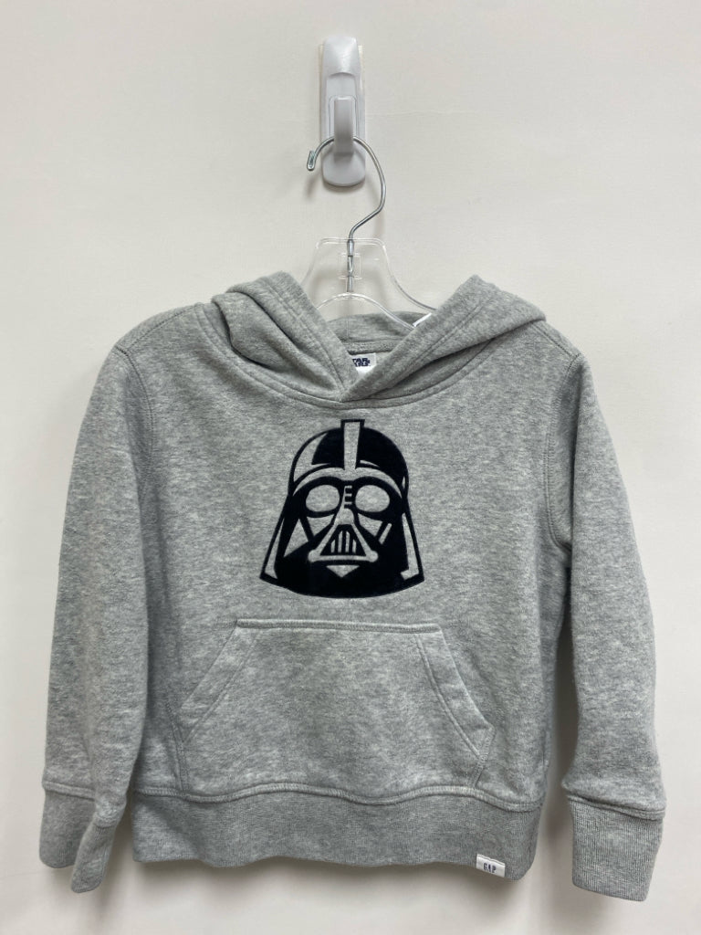 Gap SIZE 4T Gray Black Hooded Boy&