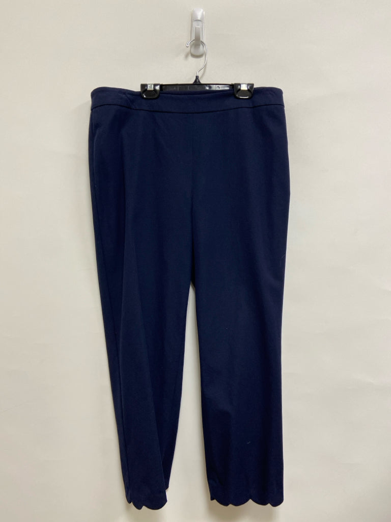 Talbots Size 14 Navy Ladies Pants