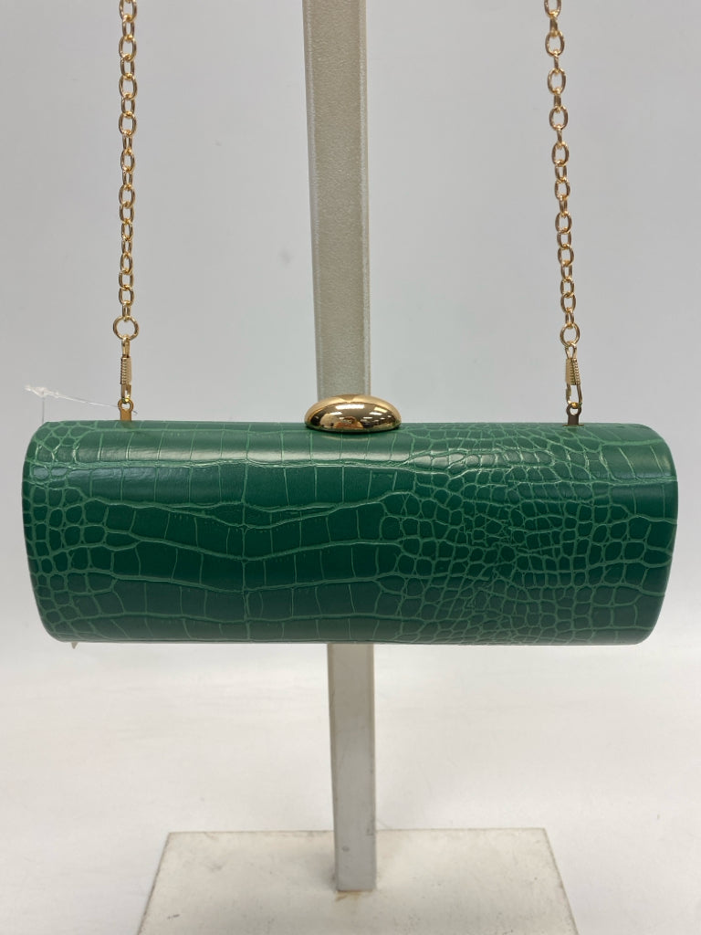 NWT Green Embossed Handbag