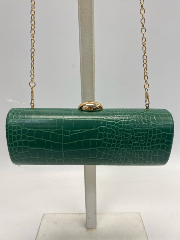 NWT Green Embossed Handbag