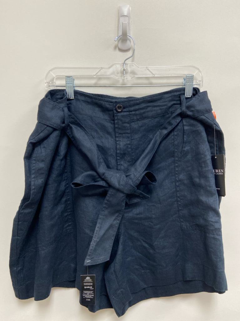 NWT Lauren Ralph Lauren  SIZE  18W Navy Linen Plus Size Shorts