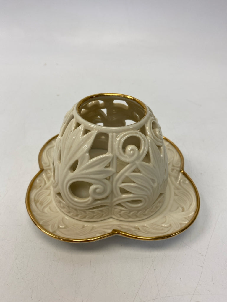 Lenox Cream Gold Cut-Out Candleholder(s)