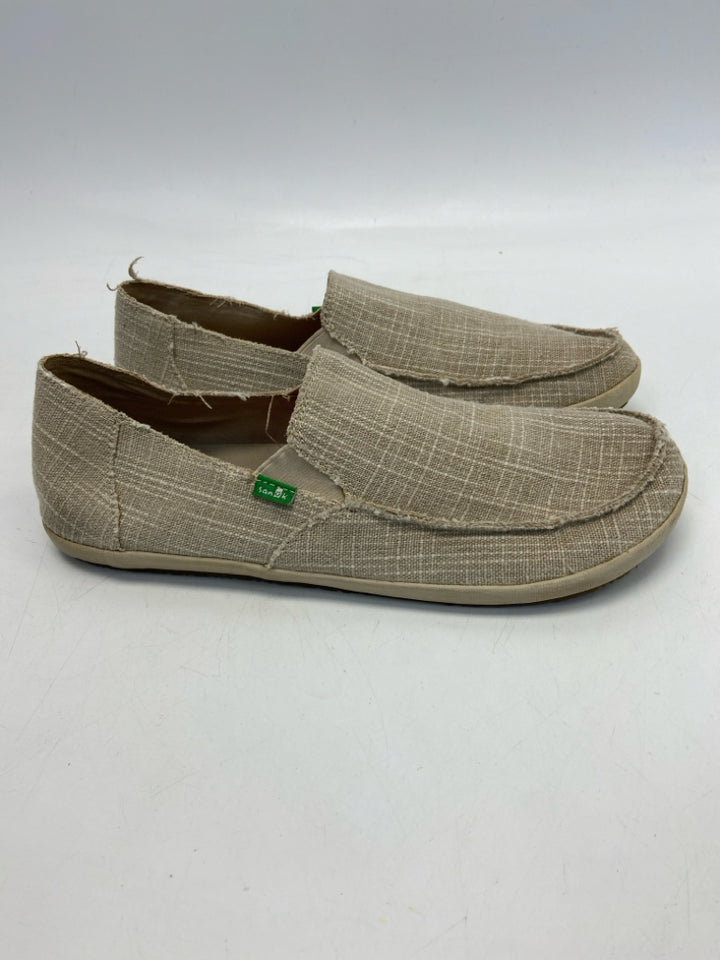 Sanuk Size 11 Cream Men&