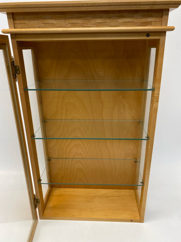 Longaberger Collectors Club Mini May Series Hanging Display Cabinet