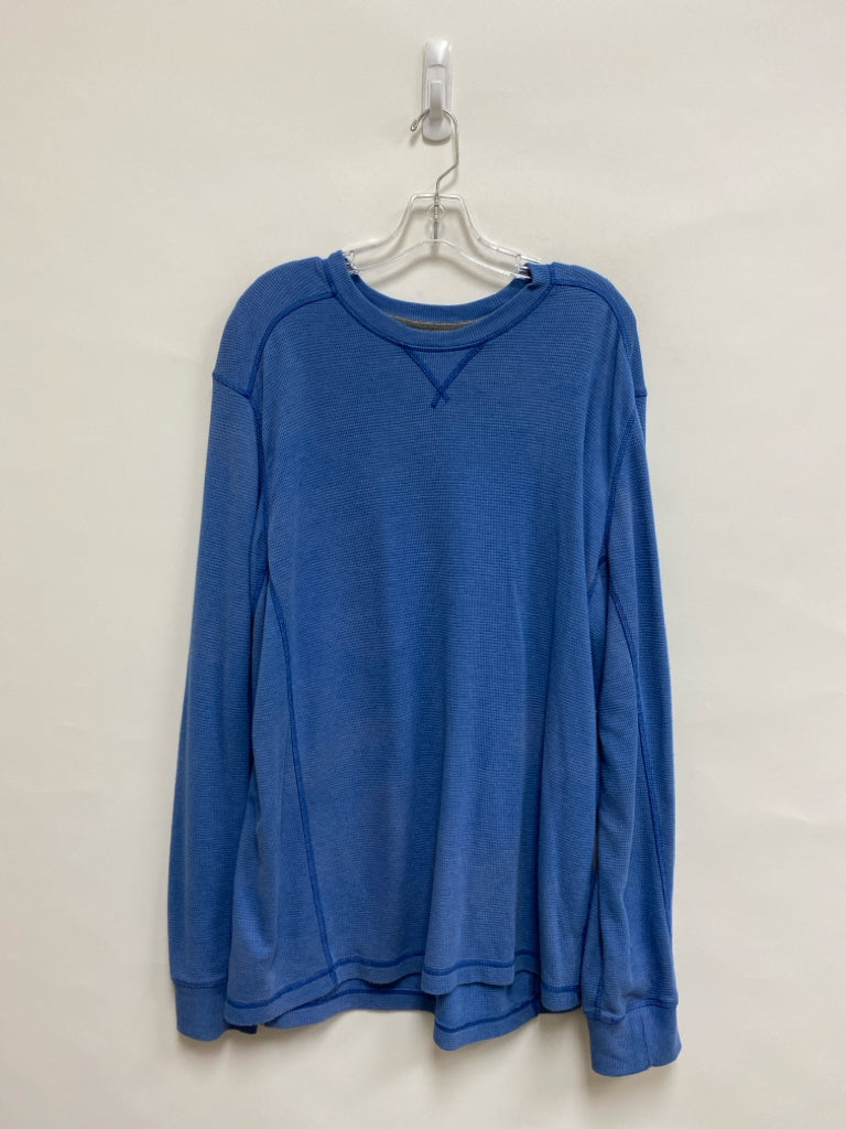 Eddie Bauer Size XL Light Blue Waffle Men&