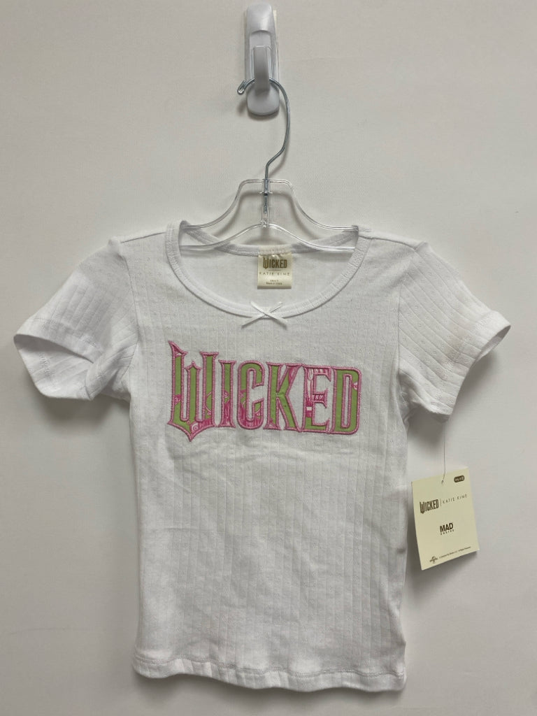 NWT SIZE 6/7 White Pink/Green Girl&