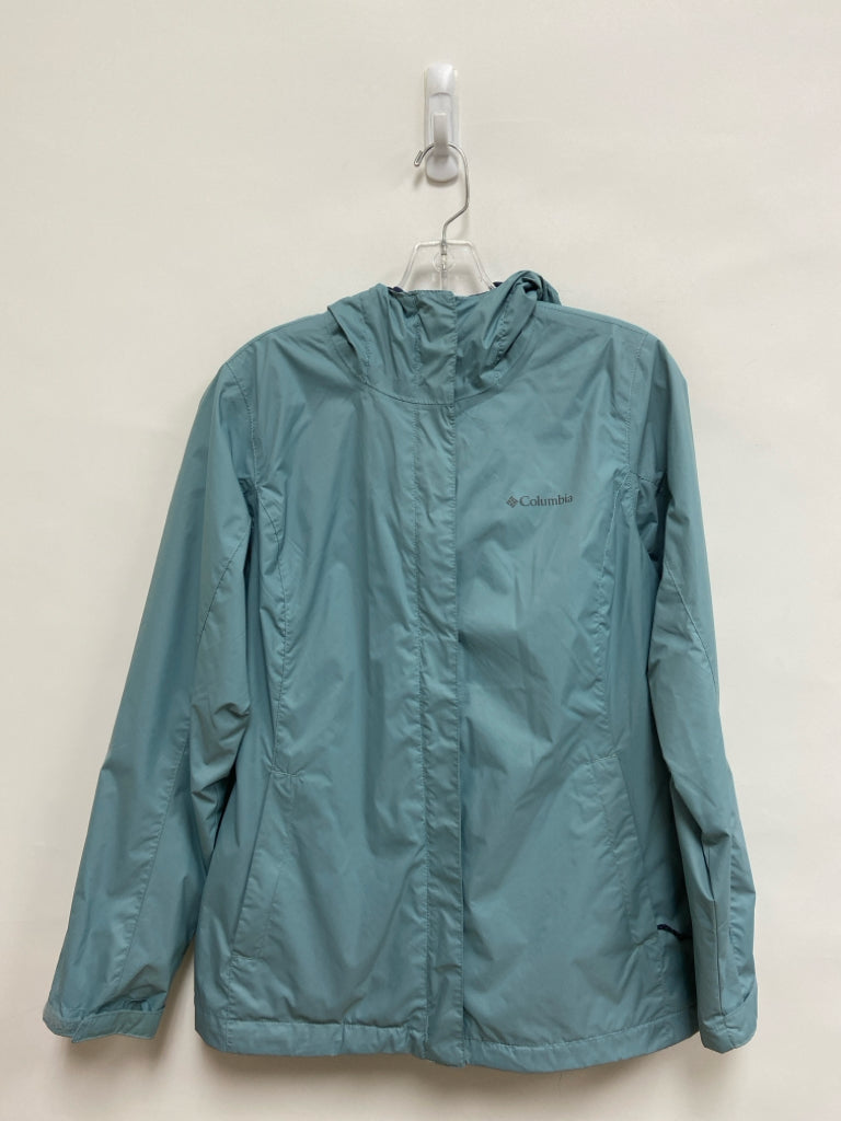 Columbia Size M Dusty Blue Hooded Ladies Jacket