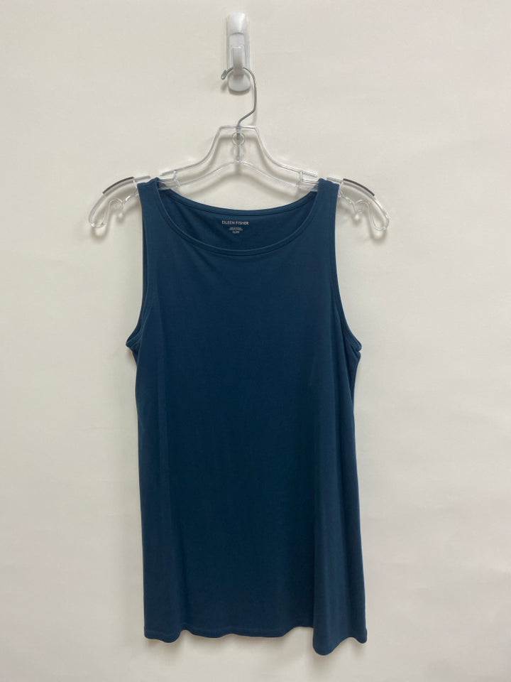 Eileen Fisher Size XS Navy Sleeveless Ladies Top