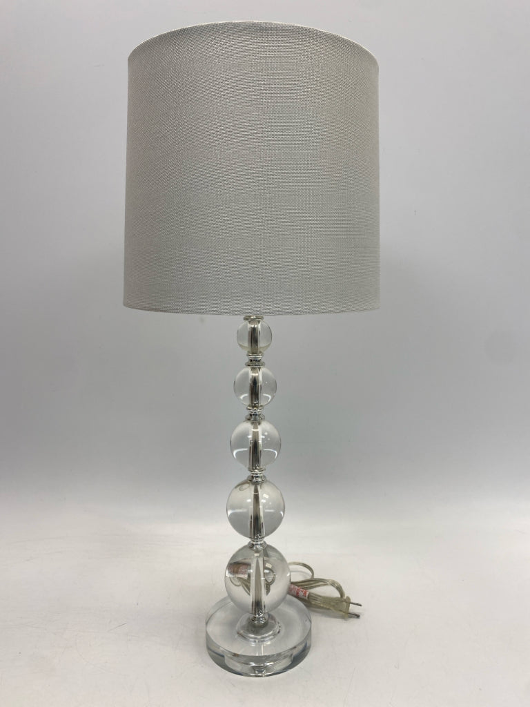 Clear Acrylic Lamp