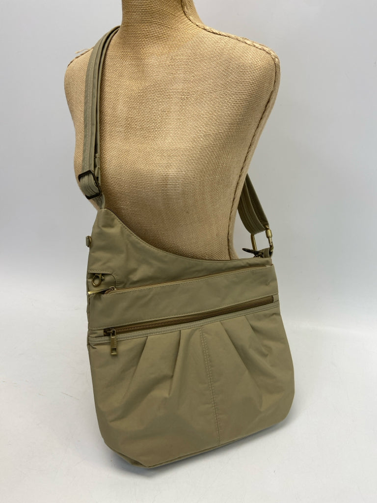 Travelon Brown Nylon Crossbody