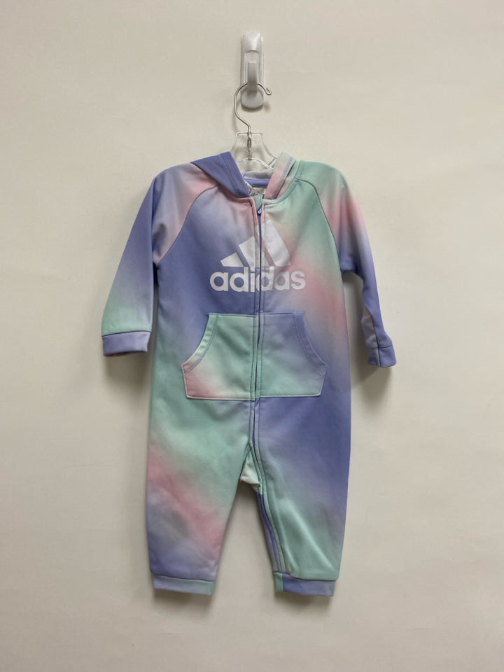 Adidas SIZE 9M Lavender Blue/Pink Tie Dye Girl&