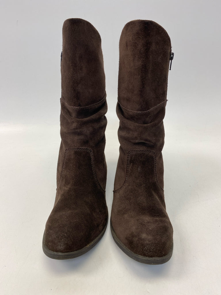 Josef Seibel US Shoe Size 9 Brown Side Zipper Suede Boots