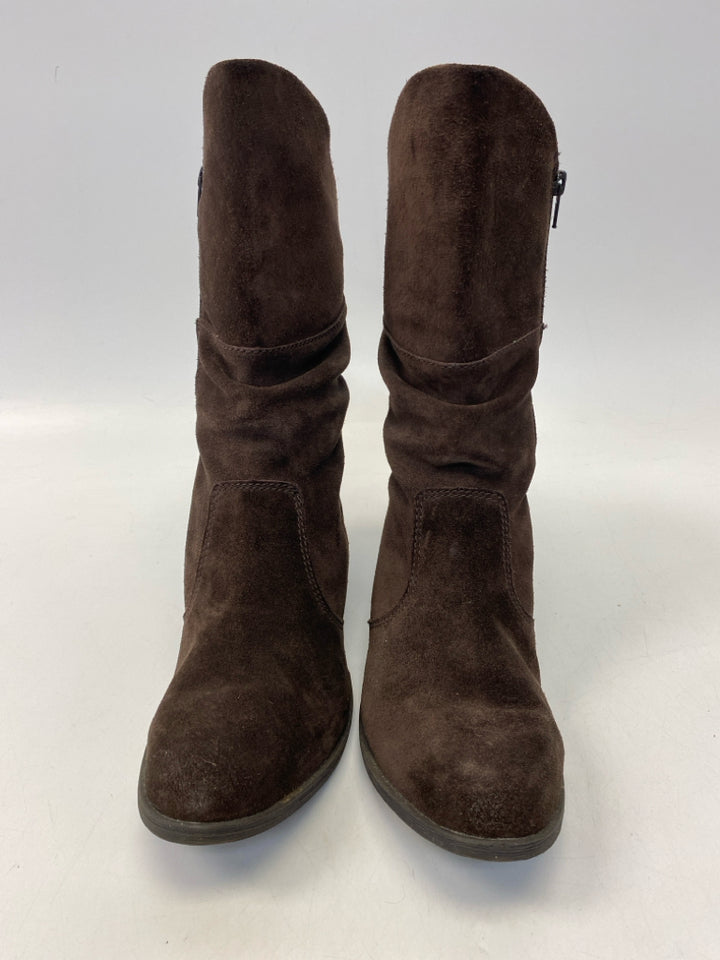 Josef Seibel US Shoe Size 9 Brown Side Zipper Suede Boots